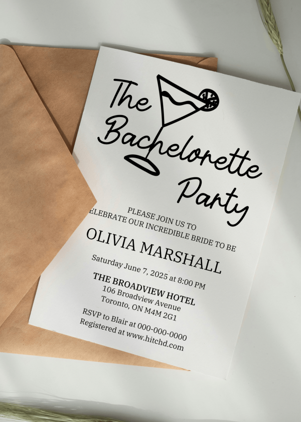 Editable Bach & Boozy Invitation - Image 2