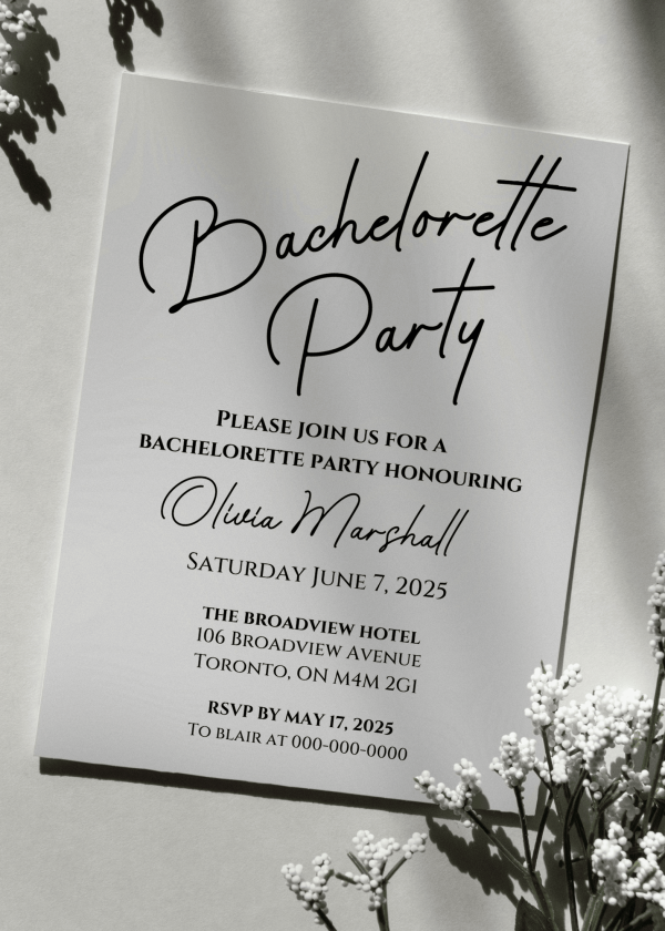 Custom Bachelorette Weekend Invite - Image 4