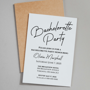 Custom Bachelorette Weekend Invite